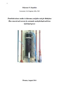 FIXED-BED-COLUMN STUDIES IN LABORATORY AND PILOT SCALE FOR METHYLENE BLUE REMOVAL AND RECOVERY BY UNTREATED, AUTOHYDROLIZED AND BRINE HYDROLIZED SPRUCE – Οδυσσέας Ν. Κοψιδάς